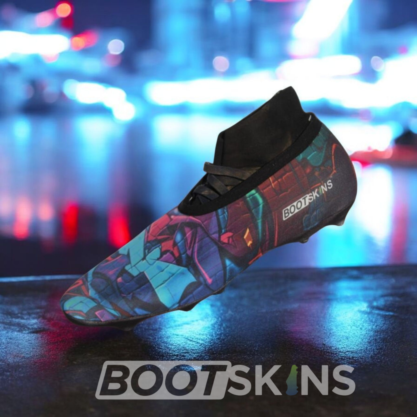 BOOTSKINS for Nike Football Boots - Neon Fury - Stud Pattern 5